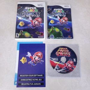 Super Mario Galaxy Nintendo Wii Game Complete With Manual Tested